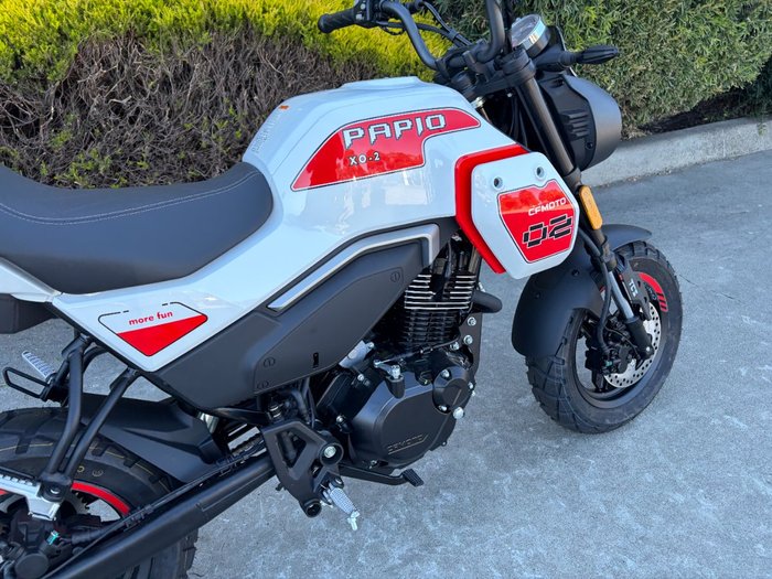 2025 CFMOTO XO PAPIO TRAIL NEBULA WHITE