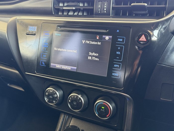 2016 Toyota Corolla Ascent Sport 1.8L Petrol CVT 5 Door Hatch