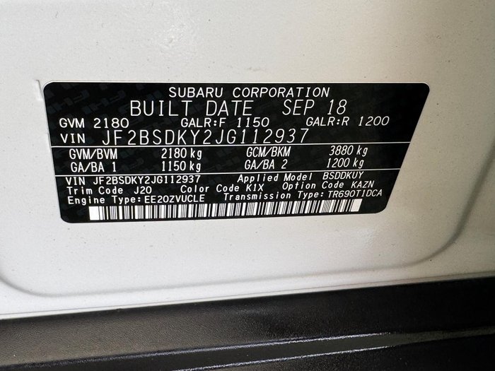 2018 Subaru Outback 2.0D Premium