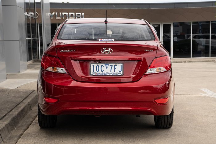 2018 Hyundai Accent Sport RB6 MY18 Pulse Red