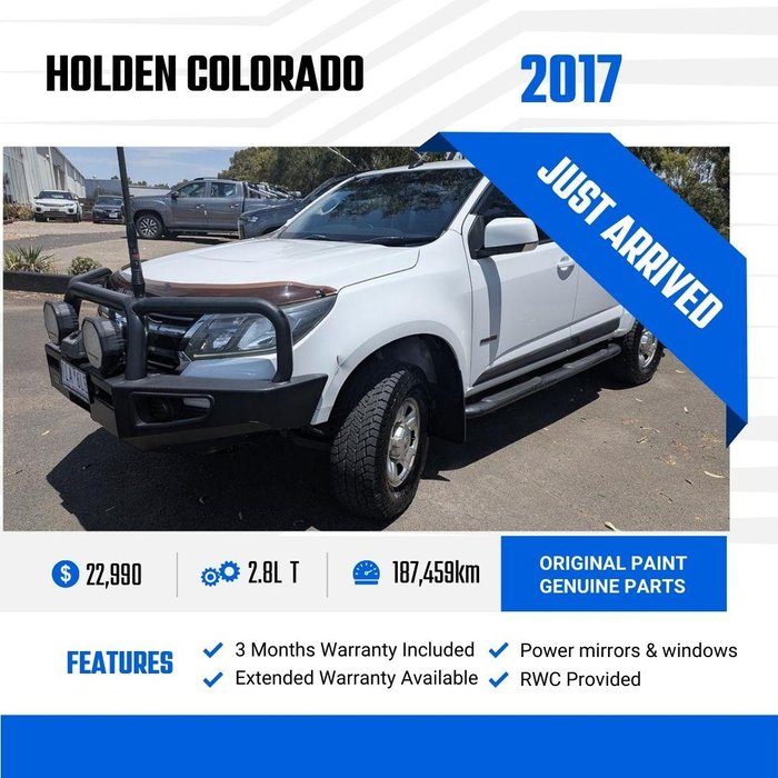 2017 Holden Colorado LS