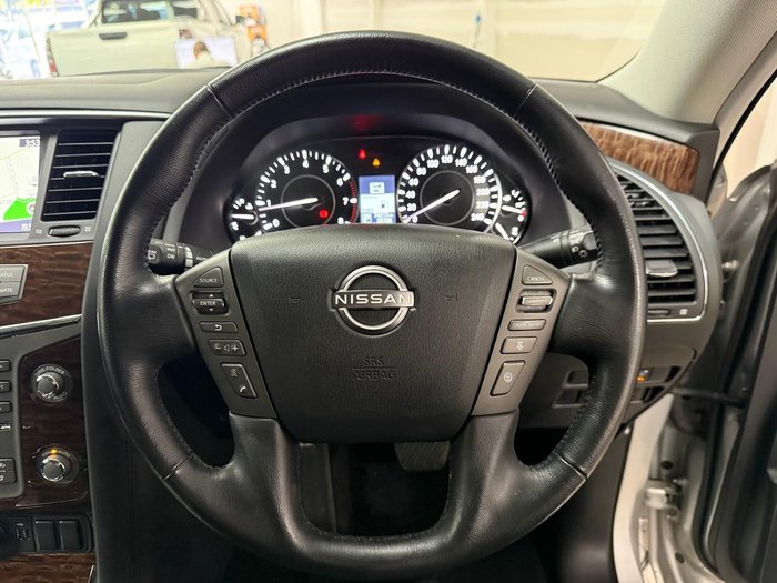 2023 Nissan Patrol Ti Y62 MY22 4X4 Dual Range Brilliant Silver