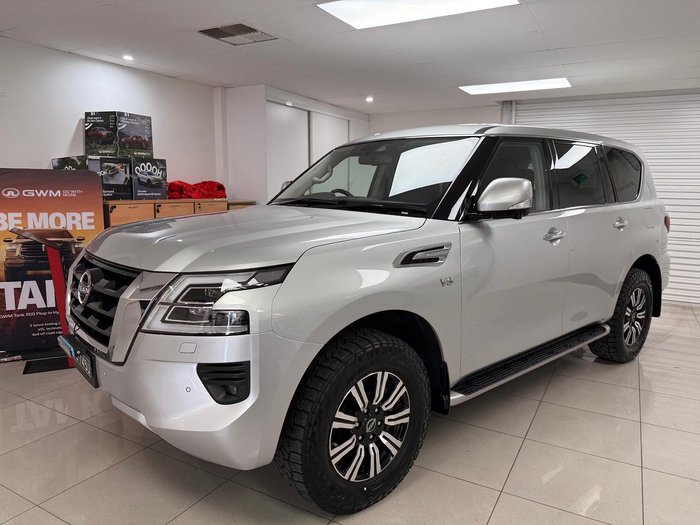 2023 Nissan Patrol Ti Y62 MY22 4X4 Dual Range Brilliant Silver
