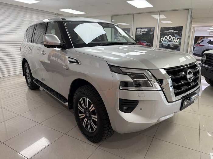 2023 Nissan Patrol Ti Y62 MY22 4X4 Dual Range Brilliant Silver