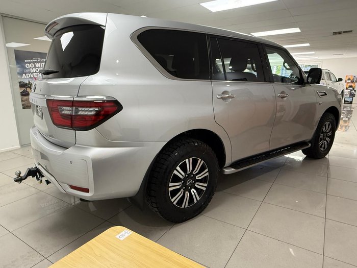 2023 Nissan Patrol Ti Y62 MY22 4X4 Dual Range Brilliant Silver