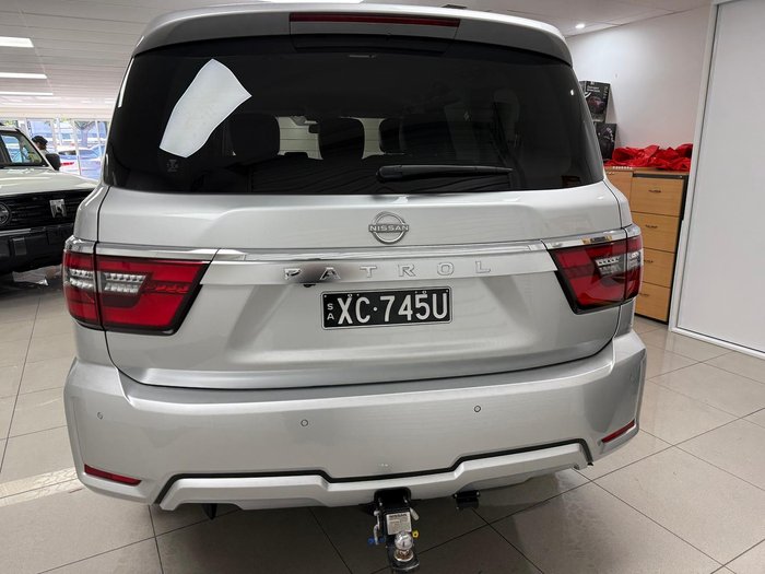 2023 Nissan Patrol Ti Y62 MY22 4X4 Dual Range Brilliant Silver