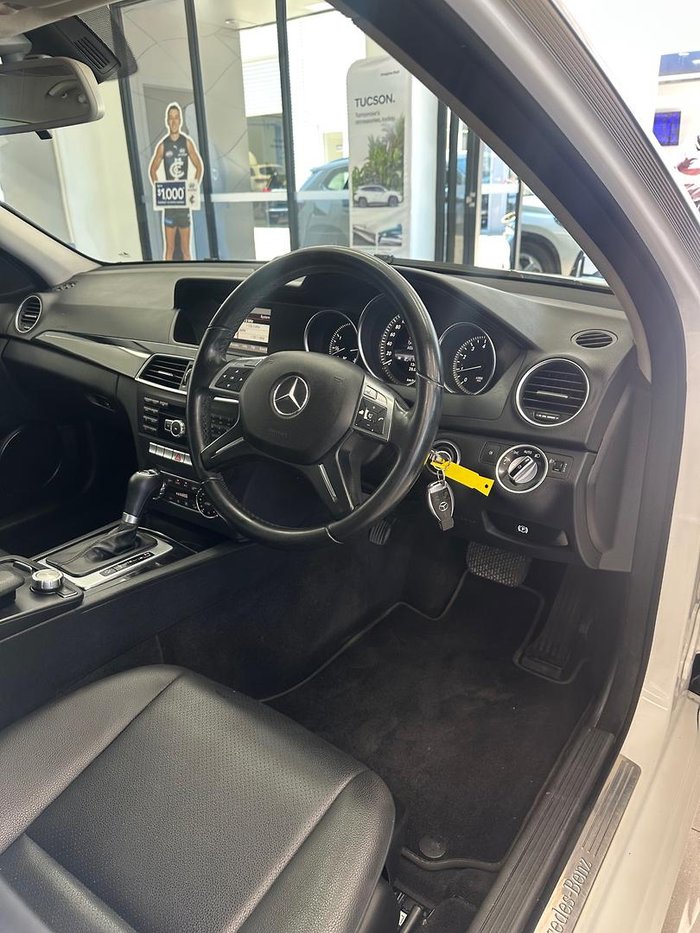 2012 Mercedes-Benz C-Class C200 BlueEFFICIENCY W204 MY12 Polar White