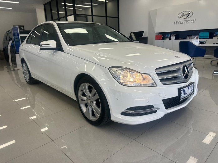 2012 Mercedes-Benz C-Class C200 BlueEFFICIENCY W204 MY12 Polar White