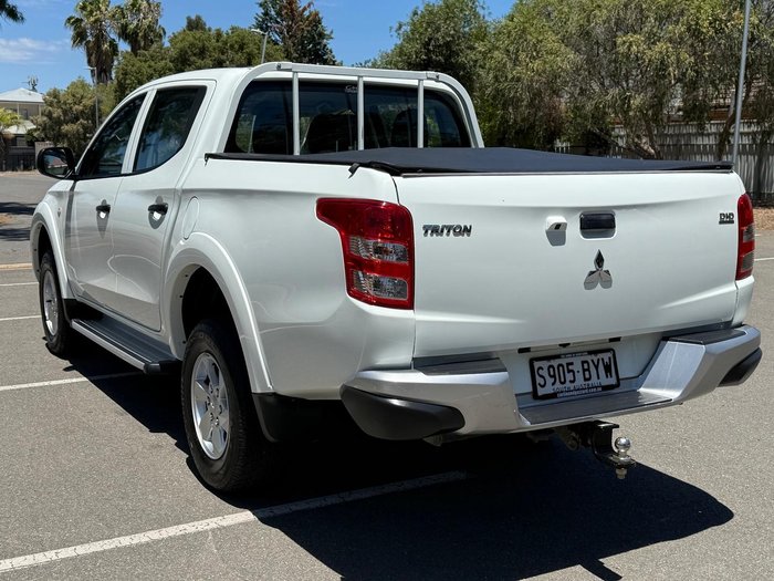 2018 Mitsubishi Triton GLX MQ MY18 4X4 Dual Range White