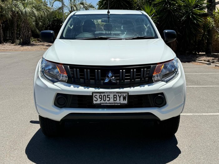 2018 Mitsubishi Triton GLX MQ MY18 4X4 Dual Range White