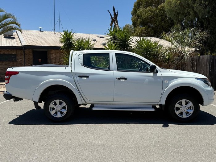 2018 Mitsubishi Triton GLX MQ MY18 4X4 Dual Range White