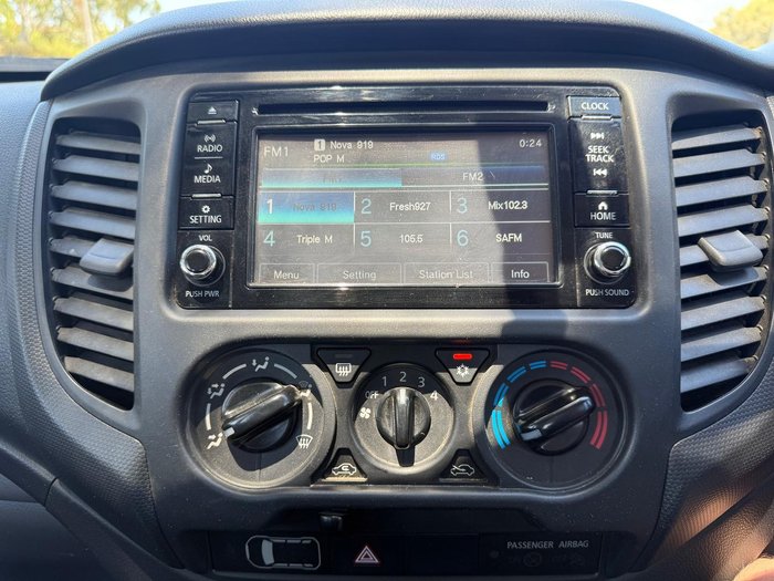 2018 Mitsubishi Triton GLX MQ MY18 4X4 Dual Range White