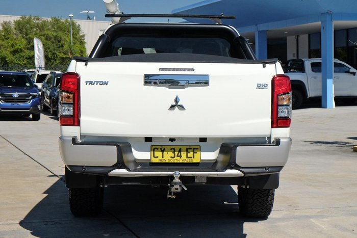 2019 Mitsubishi Triton GLS Premium MR MY20 4X4 Dual Range White