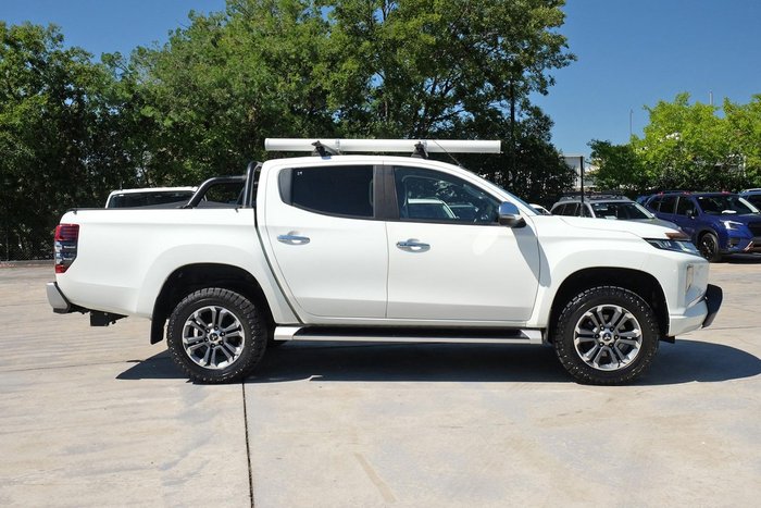 2019 Mitsubishi Triton GLS Premium MR MY20 4X4 Dual Range White