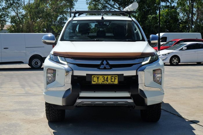 2019 Mitsubishi Triton GLS Premium MR MY20 4X4 Dual Range White