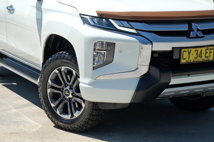 2019 Mitsubishi Triton GLS Premium MR MY20 4X4 Dual Range White