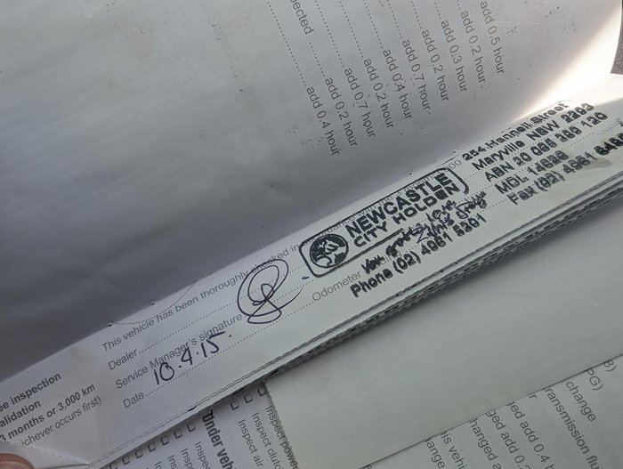 2015 Holden Commodore Evoke VF Series II MY16 Heron White