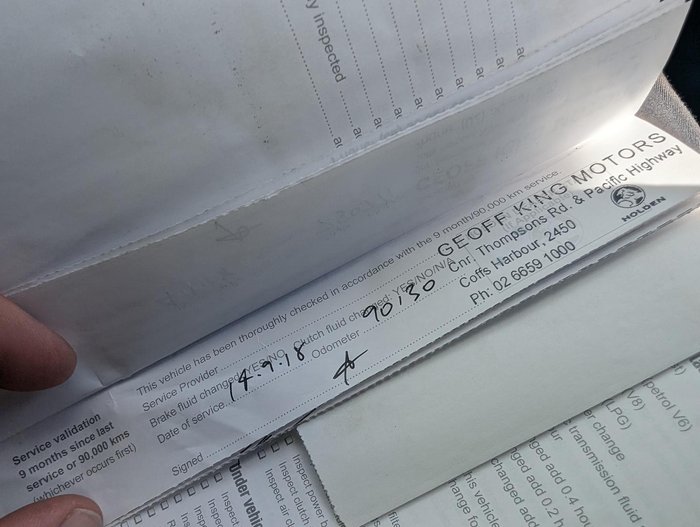 2015 Holden Commodore Evoke VF Series II MY16 Heron White