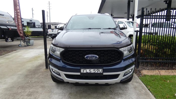 2020 Ford Everest Titanium UA II MY20.25 4X4 Dual Range Deep Crystal Blue