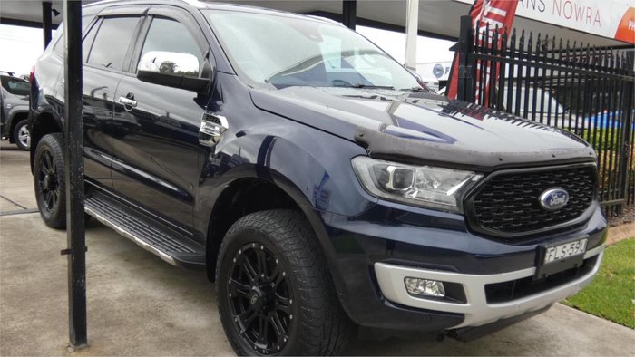 2020 Ford Everest Titanium UA II MY20.25 4X4 Dual Range Deep Crystal Blue