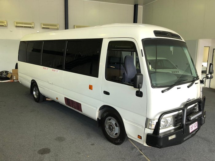 2013 Toyota Coaster Deluxe XZB50R White