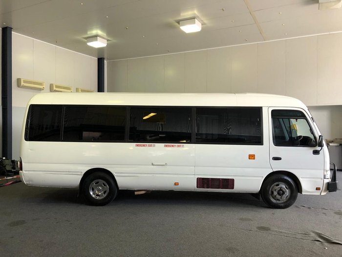 2013 Toyota Coaster Deluxe XZB50R White