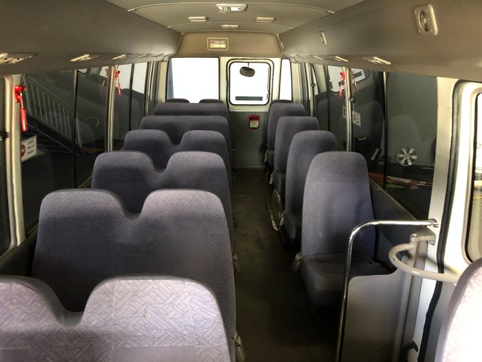 2013 Toyota Coaster Deluxe XZB50R White