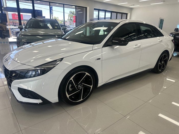 2021 Hyundai i30 N Line Premium CN7.V1 MY21 Polar White