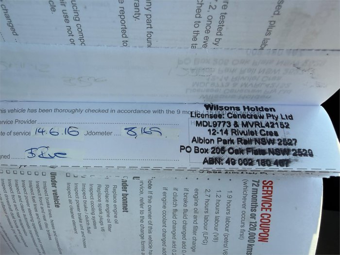 2015 HOLDEN UTE SV6 STORM