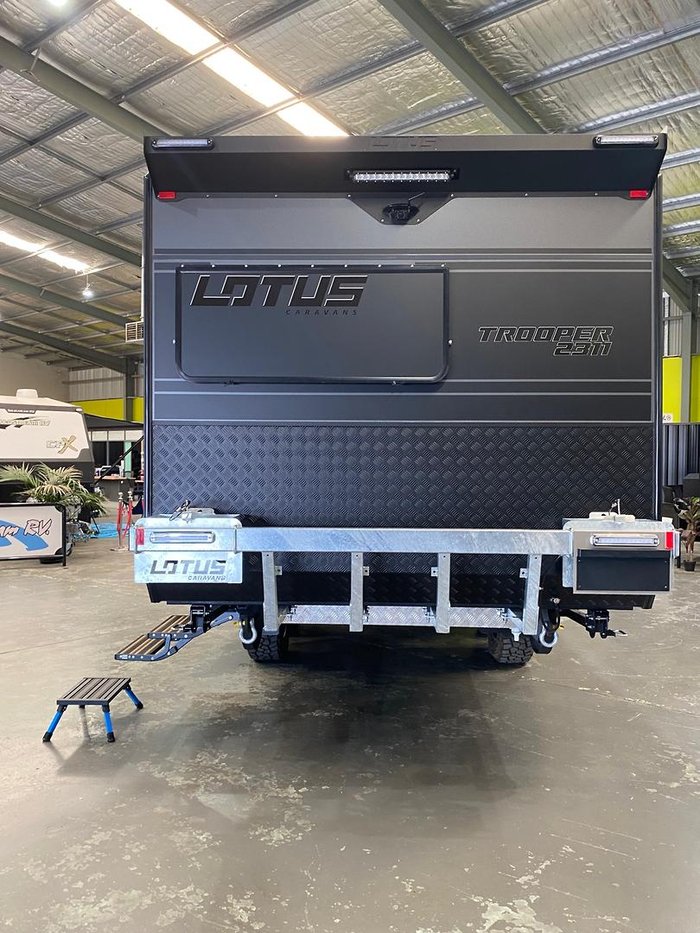 2025 Lotus Caravans Trooper Dual Door 23'11 Double Bunk