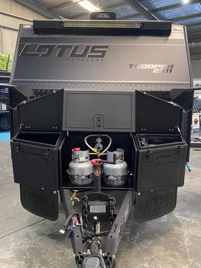 2025 Lotus Caravans Trooper Dual Door 23'11 Double Bunk