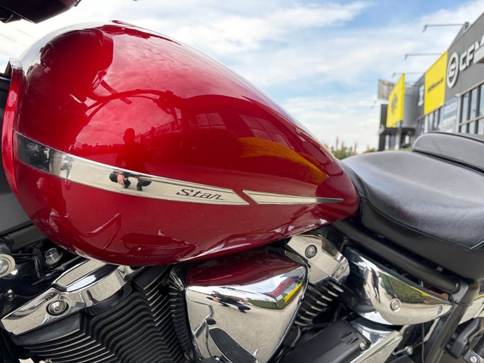 2007 Yamaha XVS1300A V-STAR Red