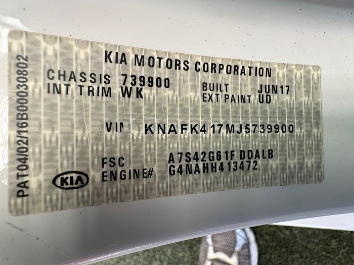 2017 Kia Cerato Sport