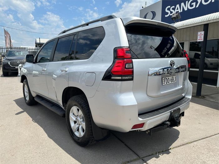 2019 Toyota Landcruiser Prado GXL GDJ150R 4X4 Dual Range Silver Pearl