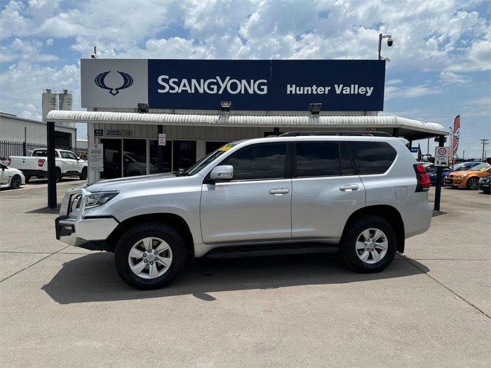 2019 Toyota Landcruiser Prado GXL GDJ150R 4X4 Dual Range Silver Pearl