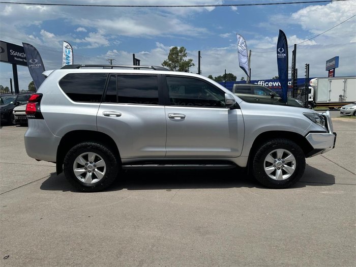 2019 Toyota Landcruiser Prado GXL GDJ150R 4X4 Dual Range Silver Pearl