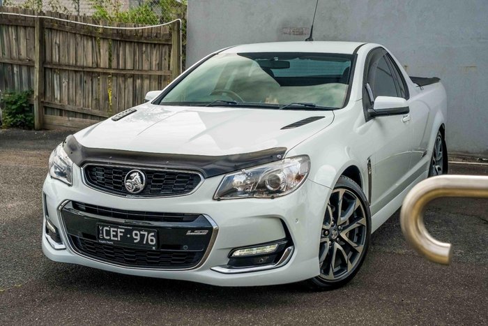 2017 Holden Ute SS VF Series II MY17 Heron White