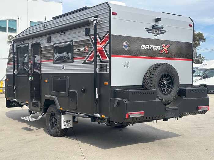 2025 JB Caravans Gator X 17'10 Front Door