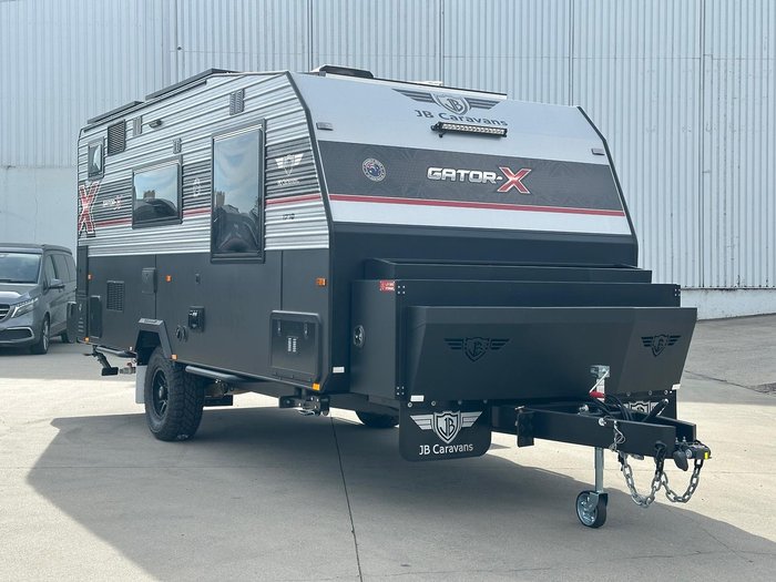 2025 JB Caravans Gator X 17'10 Front Door