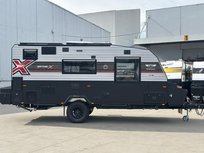 2025 JB Caravans Gator X 17'10 Front Door
