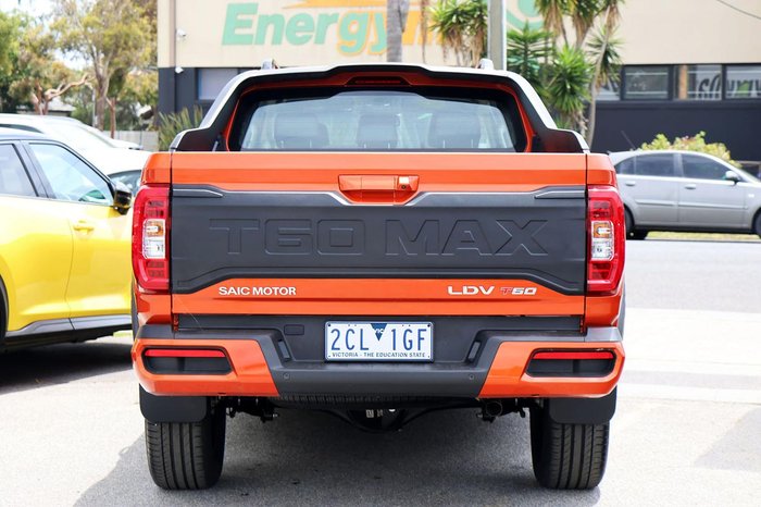 2024 LDV T60 Max LUXE SK8C MY23 4X4 Dual Range Maple Leaf Orange