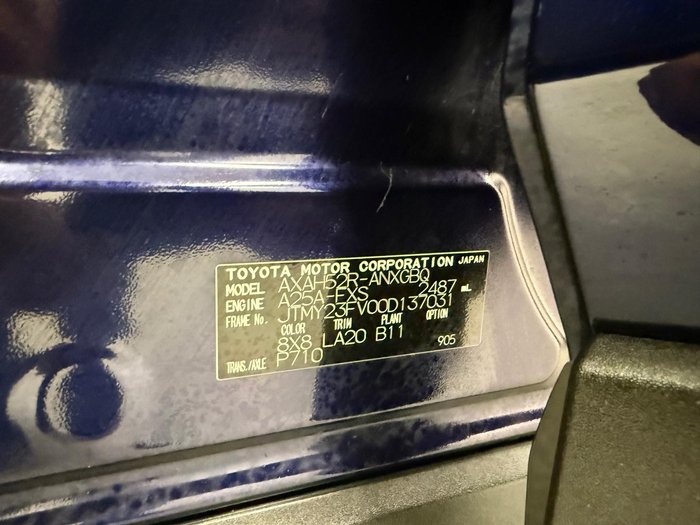 2023 Toyota RAV4 Cruiser AXAH52R Saturn Blue