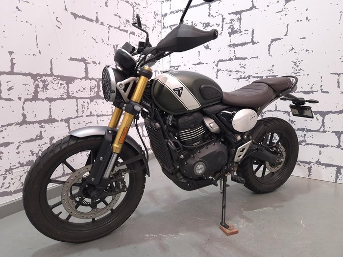 2025 Triumph Scrambler 400 X Scrambler Green