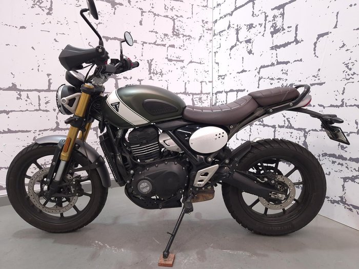 2025 Triumph Scrambler 400 X Scrambler Green