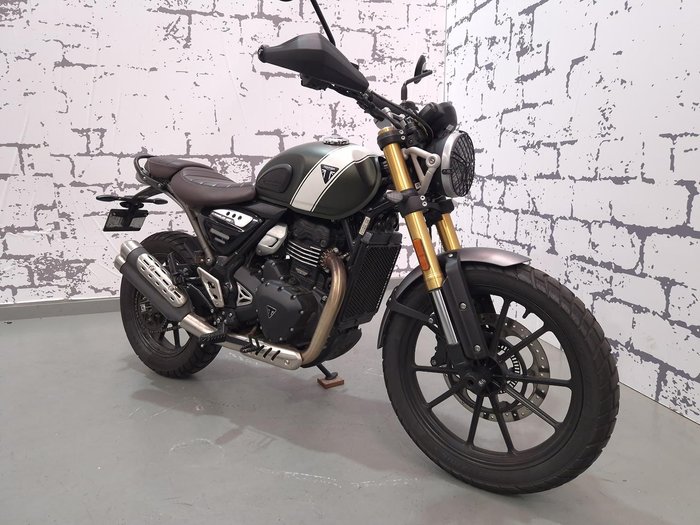 2025 Triumph Scrambler 400 X Scrambler Green