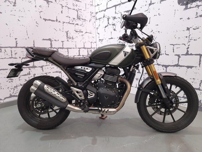 2025 Triumph Scrambler 400 X Scrambler Green