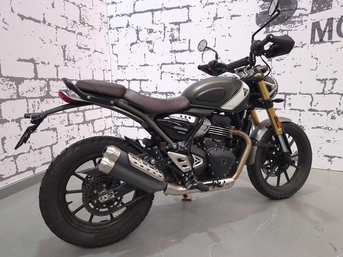 2025 Triumph Scrambler 400 X Scrambler Green