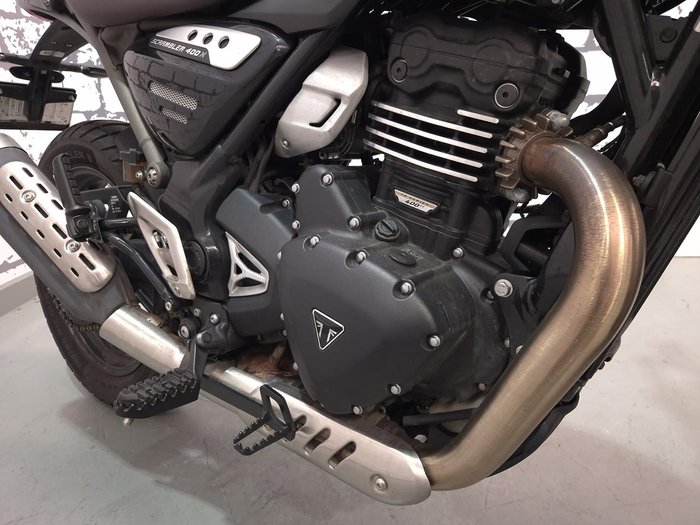 2025 Triumph Scrambler 400 X Scrambler Green