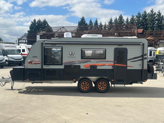 2022 JB Caravans 19'6 Dirt Road Xtreme Rear Door
