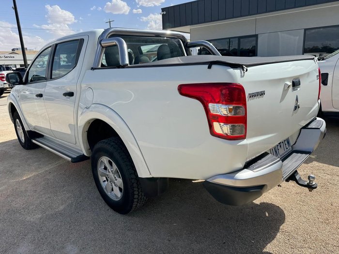 2018 Mitsubishi Triton GLX+ MQ MY18 4X4 Dual Range White